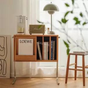 LP판 수납장 원목 받침대 LP보관함 거치대 진열장