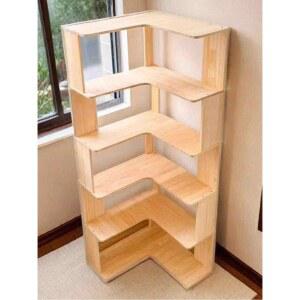 원목 코너 책장 틈새 수납 소형 3단 5단 4단 선반