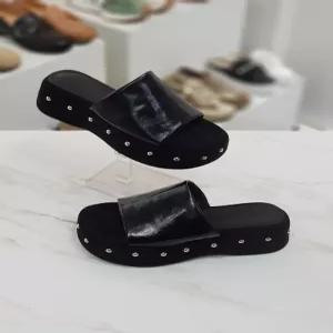 찡 장식 통굽 발편한슬리퍼 5cm HS387070fl