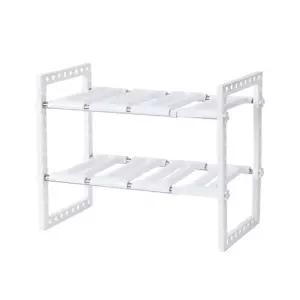 주방 정리 선반 싱크대 하부장 신발장 정리대 2단