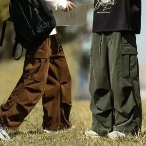 남자 밴딩 와이드팬츠 조거팬츠 가을 건빵 벌룬 카고바지 통바지