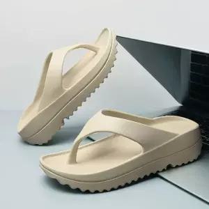 남성 여성 공용 여름 안정감있는 소프트쿠션 라인 푹신푹신 슬리퍼