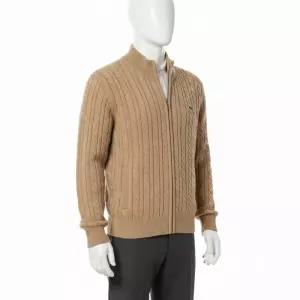 라코스테 남성 케이블 집업 가디건 AH402E-55N 02S 216796