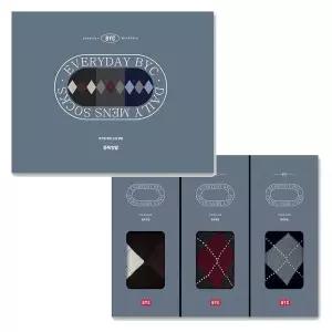 [하프클럽/BYC]아가일 남성 중목양말 3매입 세트 SMS1193