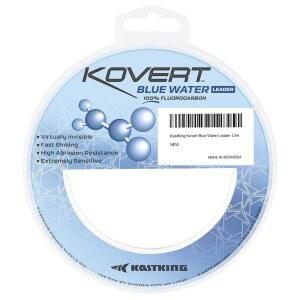 캐스트킹 코버트 블루 워터 100 플루오로카본 낚싯줄 선명한 낚시 리더 극한의 선명도 빠른 가라앉음 충격 저항성 초저시정성 수중에서 보이지 않음 높은 내마모성