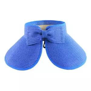 리본돌돌이 휴양지모자 네이비 돌돌이썬캡모자 휴대용썬캡