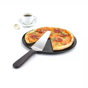 덜키 업소용 플라스틱핸들 스텐 삼각스페치 피자서버칼 6x27cm