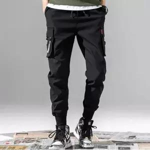 남성 카고 조거 팬츠 기모 슬림핏 겨울 방한 바지 조거팬츠트레이닝