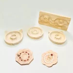 비즈아트 DIY 원목 비즈 팔찌 디스플레이 트레이 7종