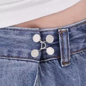 [콩심팥심]허리 매직 단추 바지 사이즈 자동 조절 셀프수선