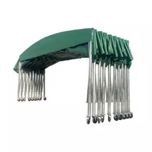 이동식 행사용 바퀴 가제보 방수 텐트 조립식 차광막 캠핑 야외