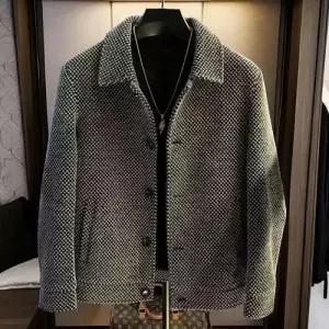 남친 봄 칼라 트렌디 자켓 체크 코트 쇼트 DUCHI1