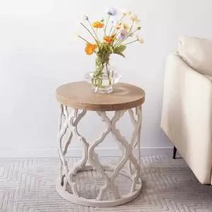 앤틱 티테이블 거실 유럽풍 엔틱 커피 미니 다과 라운드