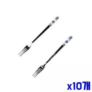 ksr (SM)고급 스텐 티포크2P x10개 디저트포크 과일포크