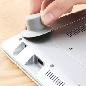 노트북 받침대 발열 쿨링 원형 실리콘 패드 4P