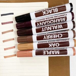 우드스테인 가구 원목 수리 오래 라이프리어 얼룩 간편하고 지속되는 목재 테이블 완벽하며 바닥 긁힘 침대기둥에 사용이 세트 마커 12색 터치업