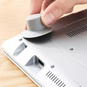 [셀러에이드]노트북 받침대 발열 쿨링 원형 실리콘 패드 4P