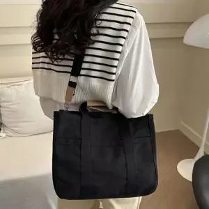 캔버스가방 투웨이 멀티 스트랩 크로스백 데일리 사각 에코백