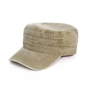남자 여성 빈티지 패션 워싱 군모 캡 모자