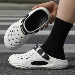 [셀러에이드]남성 여름 신발 캠핑 워크샵 슬리퍼 형 샌들 에어 굽