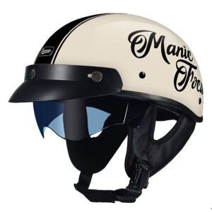 식 레트로 오토바이 헬멧 RVOS2 스타 카본 파 Moto 스쿠터