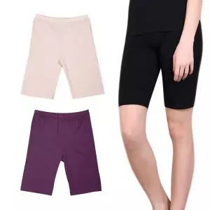 국산 빅사이즈 여자 5부속바지 면 교복속바지 빅사이즈속바지