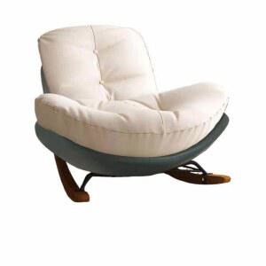 흔들의자 1인용 안락 스에이드 좌식 거실쇼파 1인 거실 체어 파케트 수유