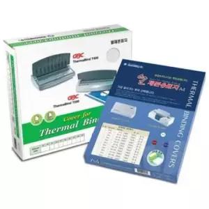 [문구/오피스] 서류표지커버 50장 제본용 백색책표지 클리어파일 6mm