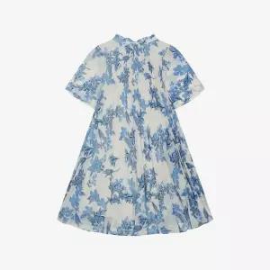 [베스띠벨리]플리츠포인트플라워원피스 BKOAG2561BLP_YS