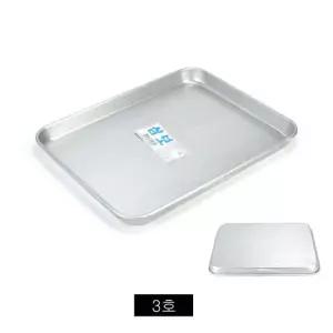 엠보 3호 직사각 쟁반 알루미늄 양은직쟁반 양은사각쟁반