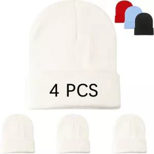 남성 비니 여성용 다스난 모자 겨울 니트 스타킹 캡 소프트 스키 웜 블랭크