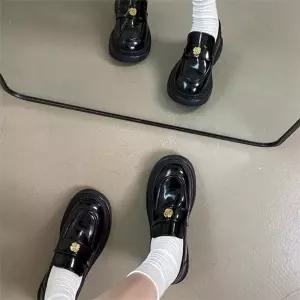 샤오원샵 여사친 카멜리아 키작녀 봄가을 작은구두 슬립온 로퍼 스몰 통굽 프렌치 꾹3