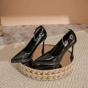 샤오원샵 여사친 힐 센스 일자 스틸레토 하이힐 패션 펌프스 프렌치 스트랩 키작녀 가보시 꾹5