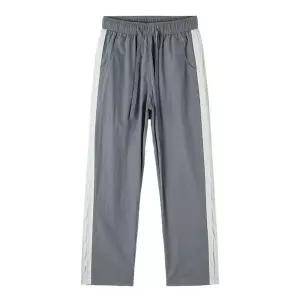 호크아이 남자 바지 데일리룩 배기핏 폭발적인 스타 일의 와이드 커플 공용 청소년 캐주얼팬츠 KUK5