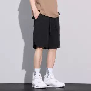 호크아이 바지 남사친 데일리룩 배기핏 빠른건조 아이스 반 퀵드라이 와이드 쿨링 조거 5부 KUK5