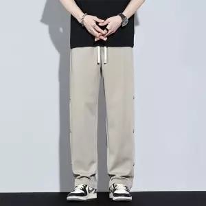 호크아이 바지 캐주얼 남사친 데일리룩 배기핏 패션 와이드 레그팬츠 하이 스트리트 스포츠 KUK5