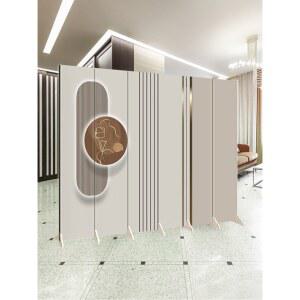 접이식 파티션 칸막이 이동식 북유럽 스크린 홈 차단 가림막 사무실 가벽 양면 거실