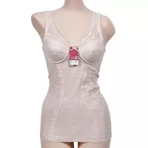 [쏘로사떼]이중 파워넷 플라워 인견 보정 치마올인원