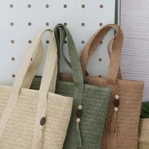 턴인  라탄 왕골 해변 여름 숄더백 가방 크로스백 데일리 동남아 여행 제주도 휴양지