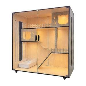 대형 고양이집 캣하우스 박스집 우유팩 숨을 비밀상자 애완 캡슐 캣타워 스크래쳐 A15