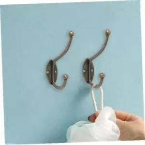 [생활] 2단옷걸이후크10p세트가방모자벽걸이고리 2단후크고리