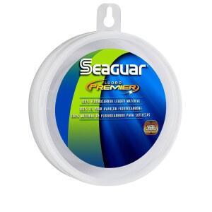 시거 플루오로 프리미어 플루오로카본 낚싯줄 강도와 부드러움을 위한 이중 구조 작은 직경 저메모리 쇼크 리더