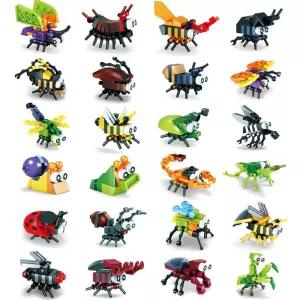 전시용곤충블럭 24개 곤충블록 벅스 나노블럭 어린이집 유치원 대량주문 단체 선물