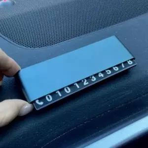 [CAR] 주차번호판 듀얼 프라이버시 실버