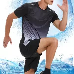 여름 쿨링 반바지 / 4color 아이스 트레이닝복 상하의 반팔 세트 셋업