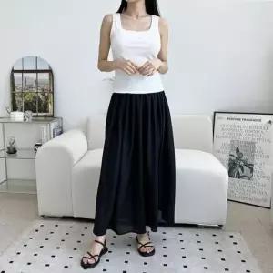 [SBD] 팬츠 와이드 롱치마바지 쉬폰 플레어스커트