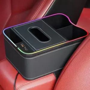 [CAR] 수납함 C88 차량용 고속충전기 무드등 컵홀더 콘솔박스