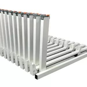 대형 판넬 전시대 목재 대리석 양면 진열대 조절식