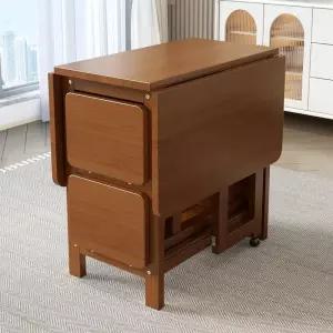 소형 접이식 원목 카페테이블 사각 모던 접이식찻상 미니 테이블 대나무 원형 책상 이동식