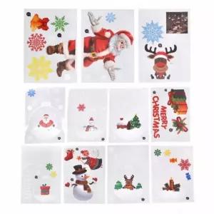 모자 크리스마스 파티 장식 117개입 스티커